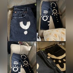 Imperfect denim jeans